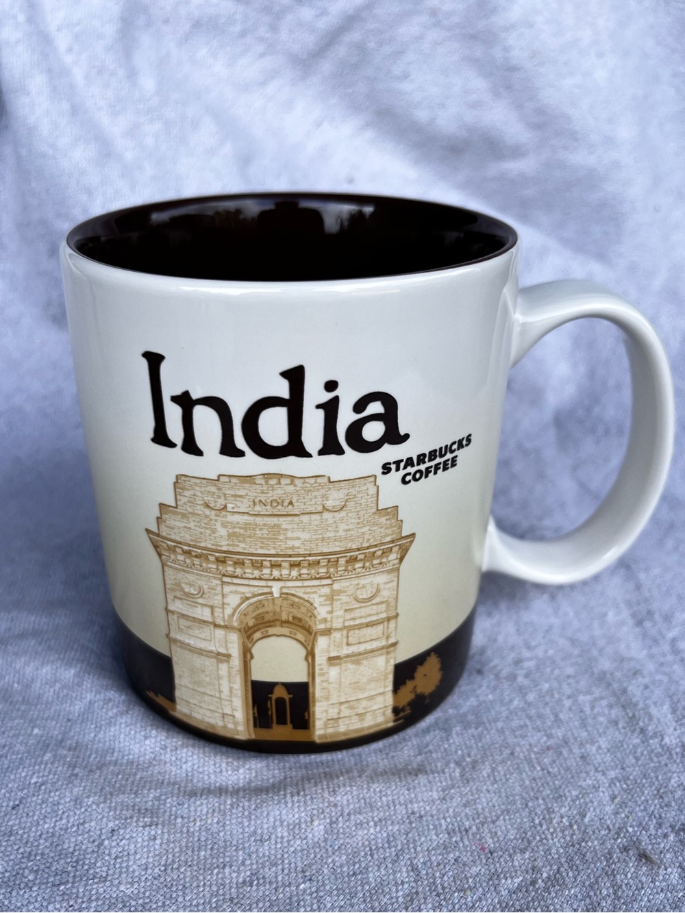 Starbucks India Global Icon Collector Series Mug 2017 16oz India Gate Cricket